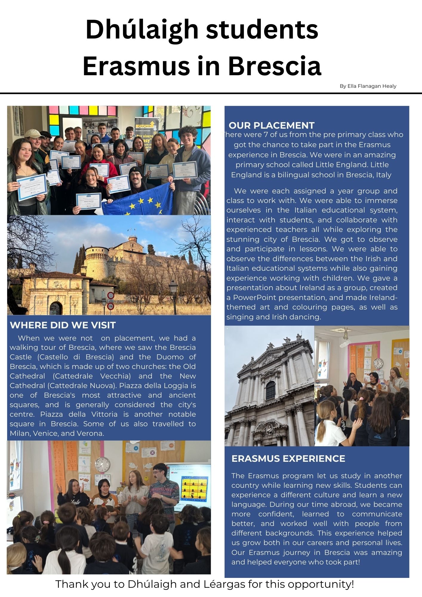 Erasmus Testimonial