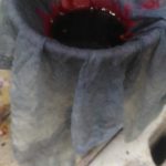 Straining Berry Ink