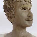 Andrew Morris Clay Head Sculpture