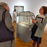 Photo 9 of visit to RHA Bog Skin exhibition