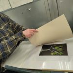 Photo of monotype workshop with David Begley 25