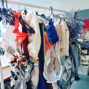 Garment construction rails